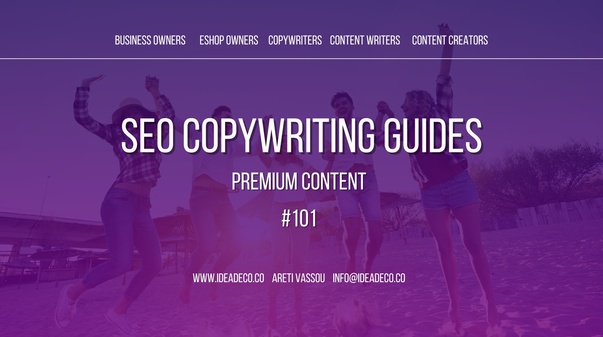 Copywriting Guides 1 Premium Monthly Newsletter by Areti Vassou